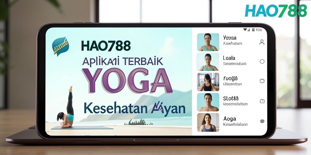 Tampilan antarmuka HAO788 yang sederhana dan menarik saat melakukan Yoga.