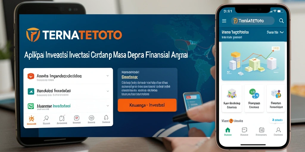 Tampilan antarmuka pengguna aplikasi TERNATETOTO yang intuitif dan informatif.