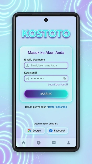 Panduan Masuk Akun Kostoto untuk Android